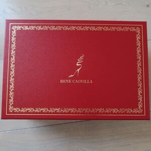 Rene Caovilla Red Shoe Box – Luxury Designer Packaging